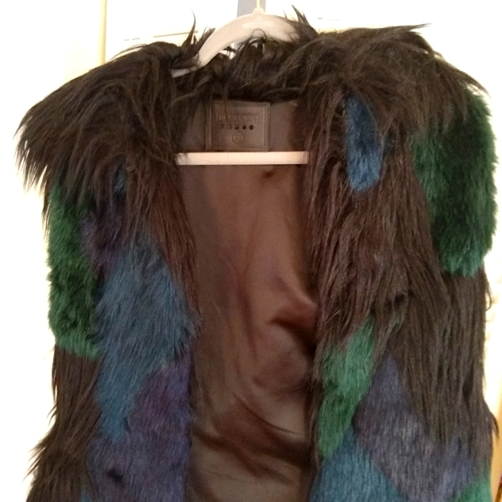 BlanckNYC faux fur vest, xs